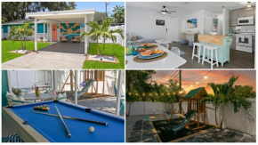 5 min Beaches~Mini Golf~Pool Table~Pets~KING BED +